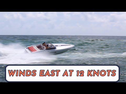 WINDS EAST AT 12 KNOTS / BOCA RATON INLET BOAT VIDEOS / CUSTOM YACHT SHIRTS