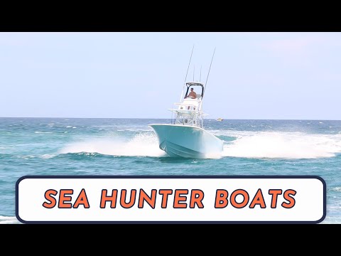 SEA HUNTER BOATS / BOCA RATON INLET BOAT VIDEOS / CUSTOM YACHT SHIRTS