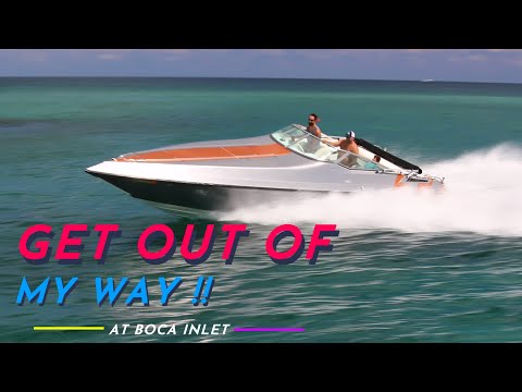 GET OUT OF MY WAY! / BOCA RATON INLET BOAT VIDEOS / CUSTOM YACHT SHIRTS