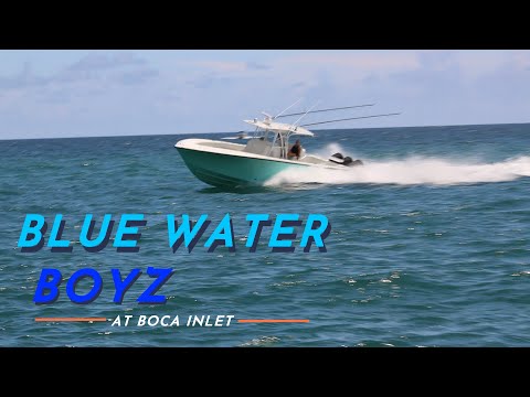 BLUE WATER BOYZ / BOCA RATON INLET BOAT VIDEOS / CUSTOM YACHT SHIRTS