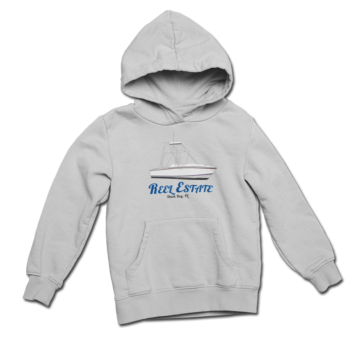 An image of a custom yacht hoodie printed by Custom yacht shirts. 