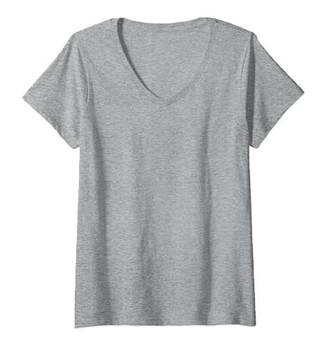 An image of the v-neck t-shirt offered by Custom Yacht Shirts.