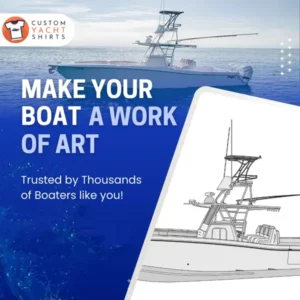 Make your boat a work of art with Custom Yacht Shirts.