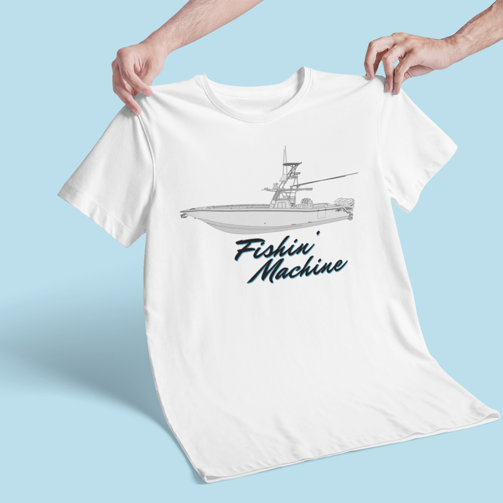 Dri-FIT Custom Boat Shirts - Long Sleeve: Customized Apparel for Boaters Large / White / No (Do Not Proceed Until Artwork Is Purchased)