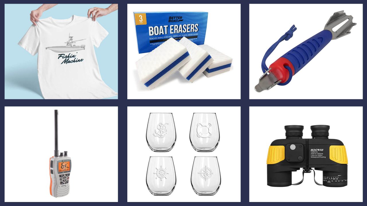 20 Unique Gifts for Boat Owners | Marine Gift Guide | Custom Yacht Shirts