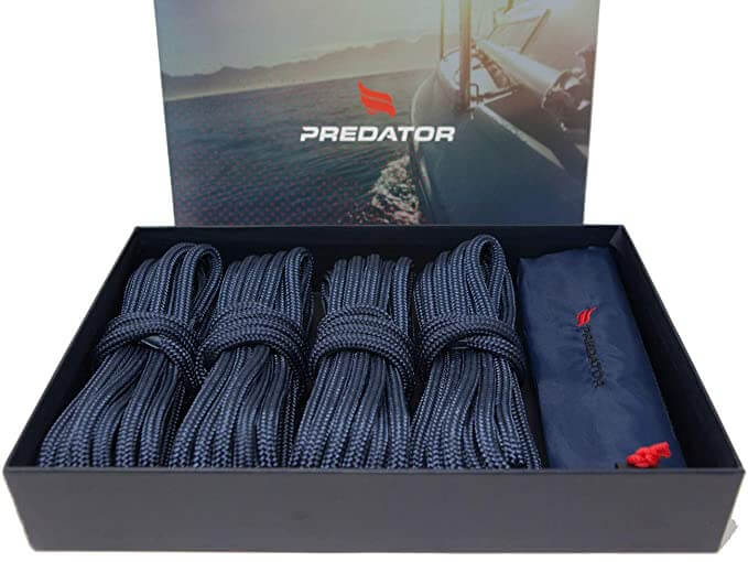 An image of Predator Dock Lines, the perfect gift for boat owners. 