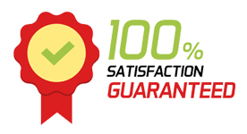 100% Satisfaction Guaranteed Badge