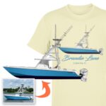 An image of the Custom Boat Art & Yacht Shirts created for M/Y Brandie Lane