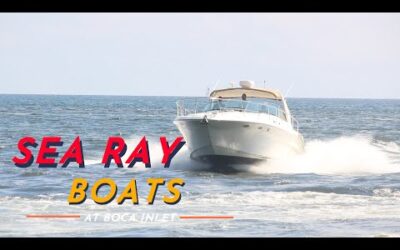 Sea Ray Boats at Boca Raton Inlet