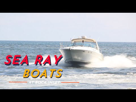 Sea Ray Boats at Boca Raton Inlet