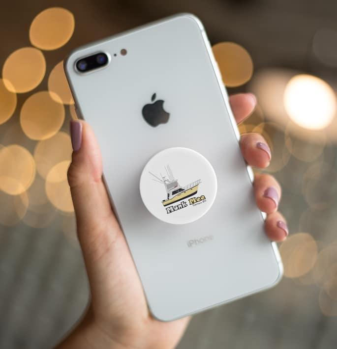 An image of custom popsockets from Custom Yacht Shirts