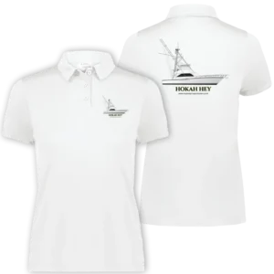 Ladies Premium Performance Custom Boat Polos from Custom Yacht Shirts