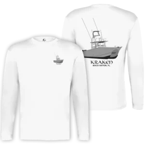 Mens Performance Long Sleeve Custom Boat Shirts