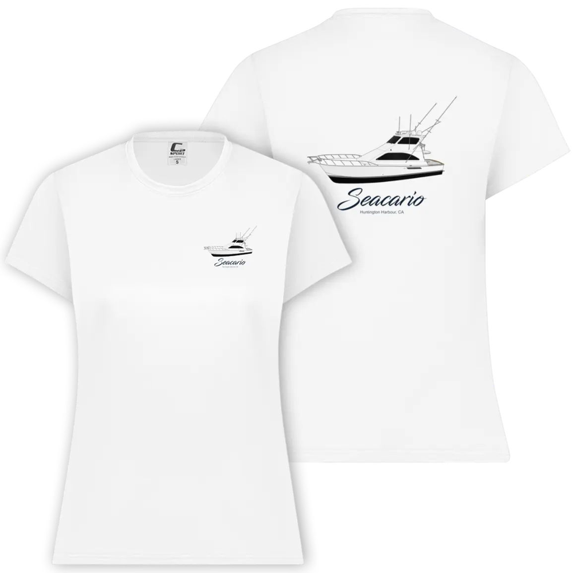 The ladies performance short sleeve shirt from Custom Yacht Shirts