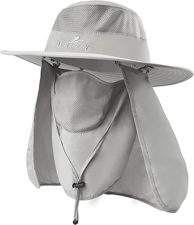 An image of the Koolsoly fishing hat available on Amazon.com