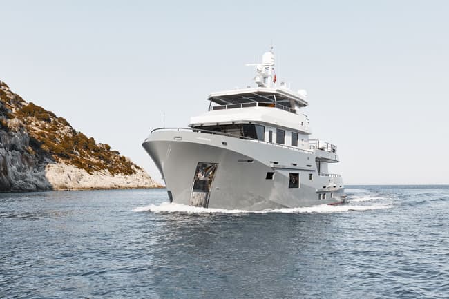 An image of a Bering Yachts Expedition Style Yacht