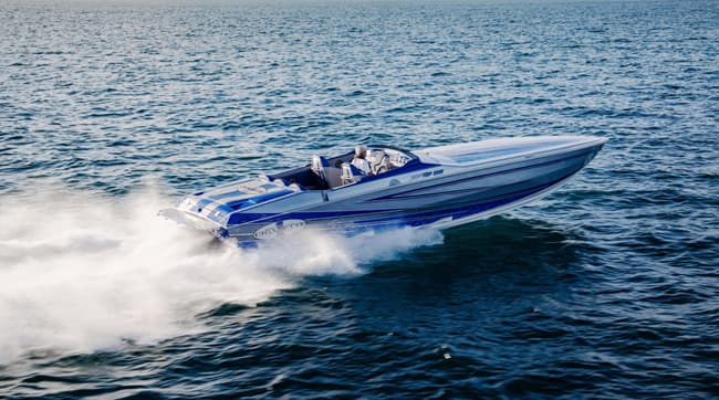 An image of a Cigarette 38TG Performance Boat