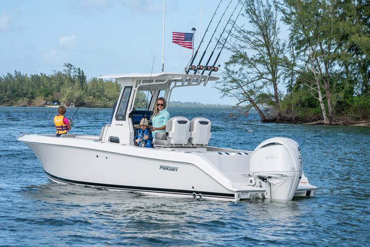 An image of the Pursuit Boats center console S-248 