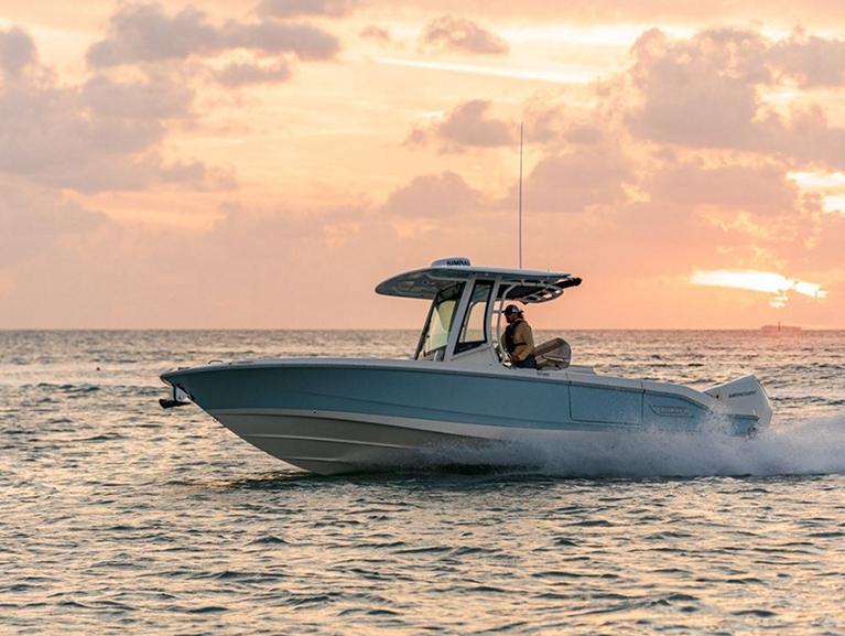 An image of a Boston Whaler boat made in Florida