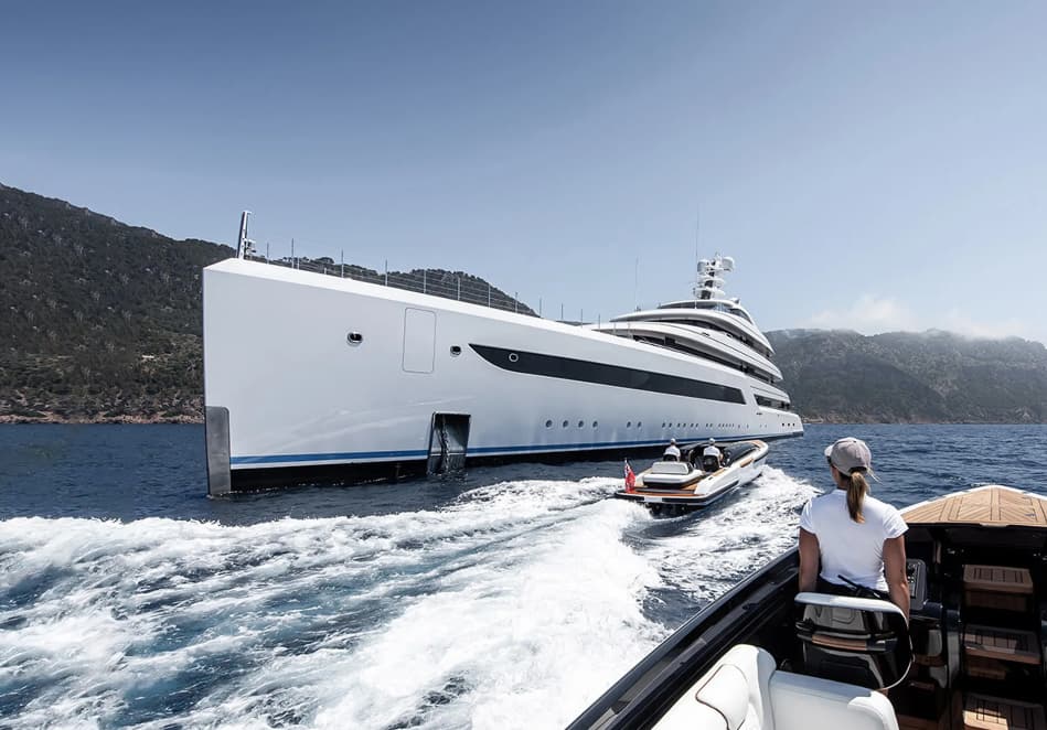 An image of a Feadship SuperYacht