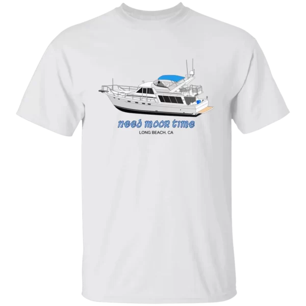 Frontprint custom boat art on the Gildan 100% cotton youth t-shirt