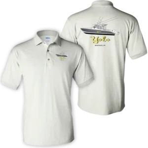 The Standard Cotton Jersey Custom Boat Polo from Custom Yacht Shirts