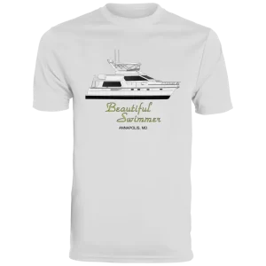 Augusta 791 Youth Performance Tee with custom boat art frontprint.