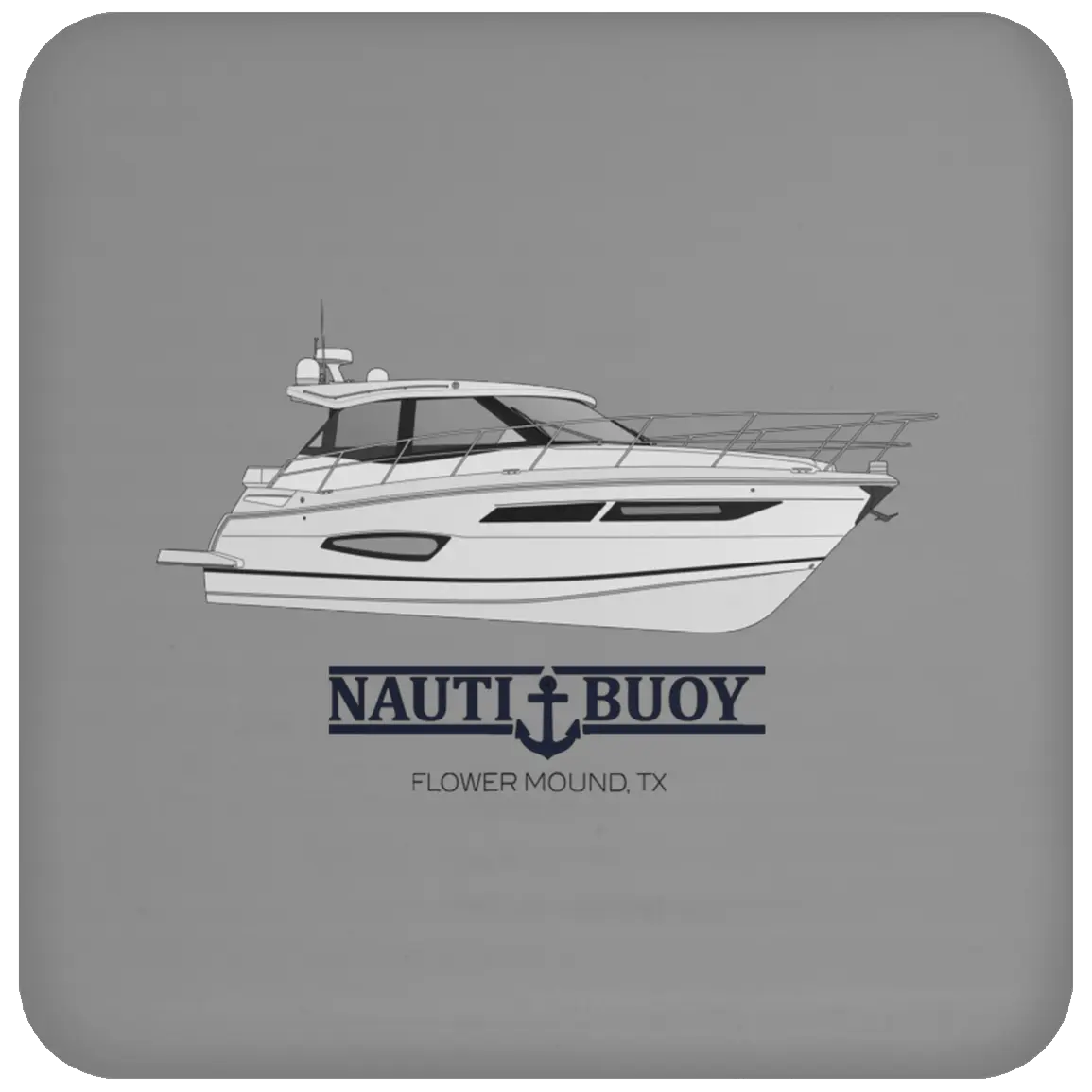 Custom Boat Drink Coaster | Custom Boat Accessories | Custom Yacht Shirts