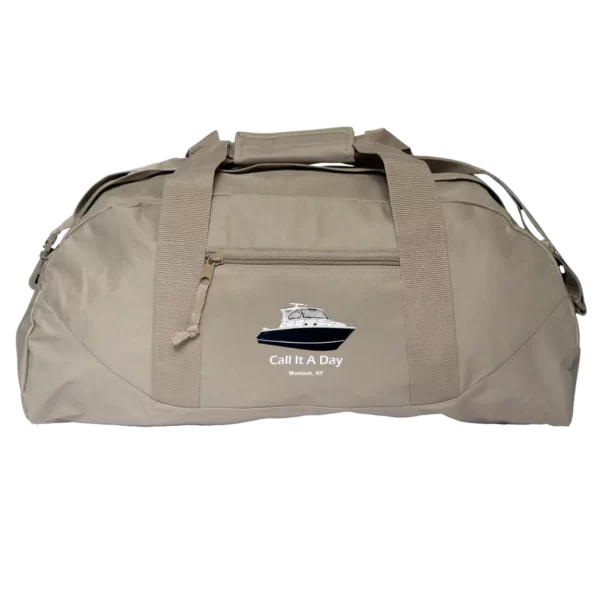 Liberty Bags Large Square Duffel in Khaki.