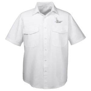 The Harriton Mens Key West Shirt in White