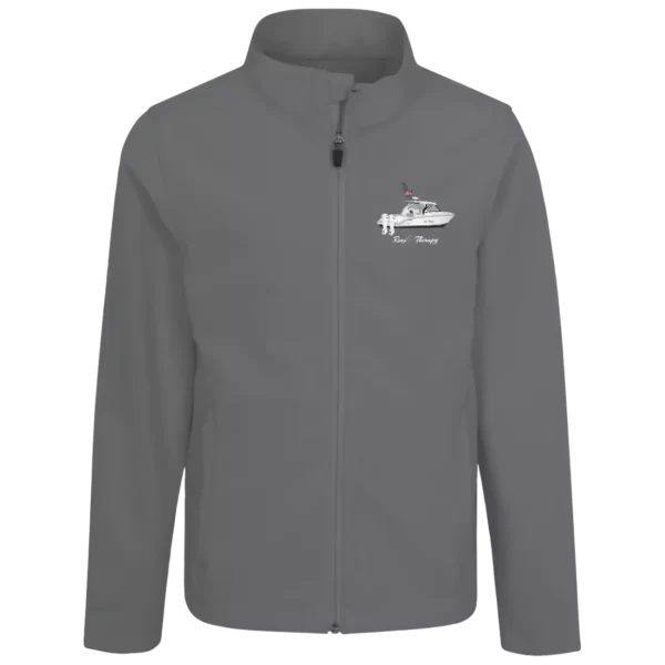 The Team 365 Youth Soft Shell Jacket in Graphite