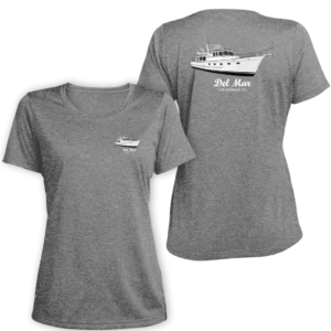 The Ladies Heather Performance Short Sleeve from Custom Yacht Shirts