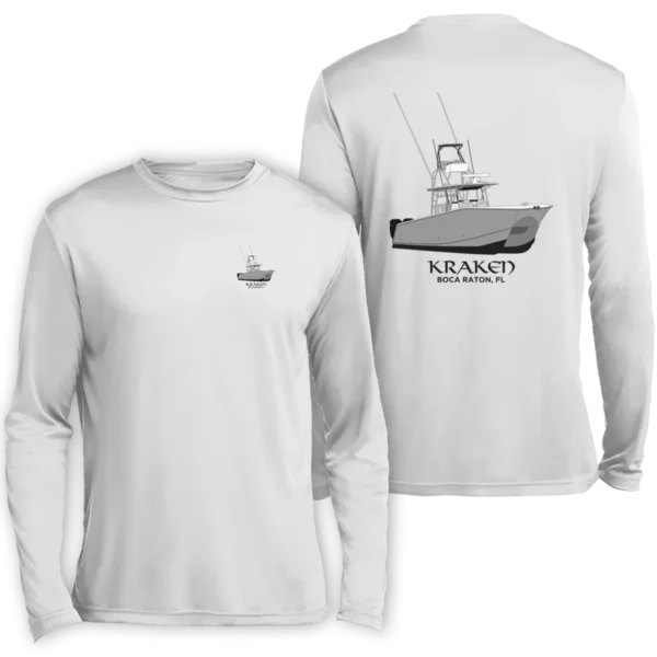 Mens Performance Long Sleeve Custom Boat Shirts