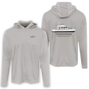 THe Mens Performance Custom Boat Hoodies from Custom Yacht Shirts.