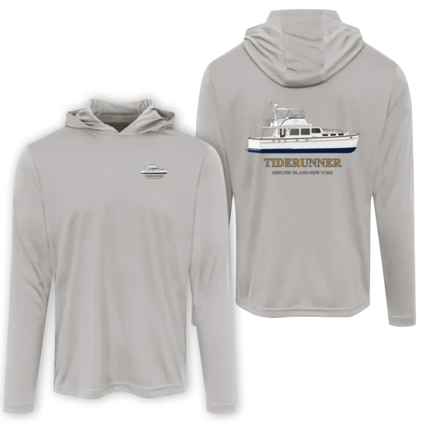 THe Mens Performance Custom Boat Hoodies from Custom Yacht Shirts.