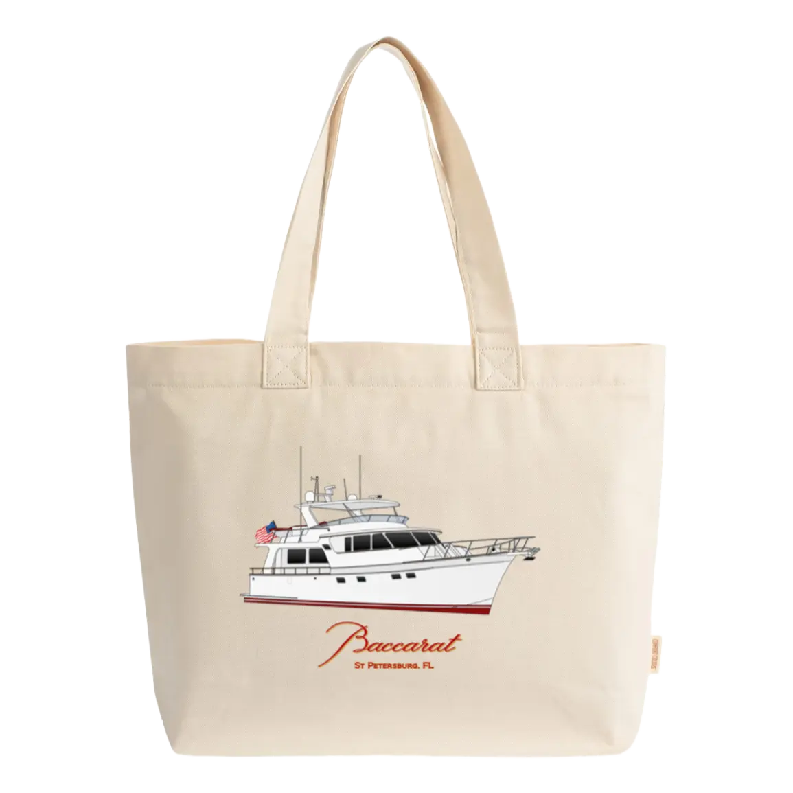 Essential Canvas Zip Tote Bags from Custom Yacht Shirts